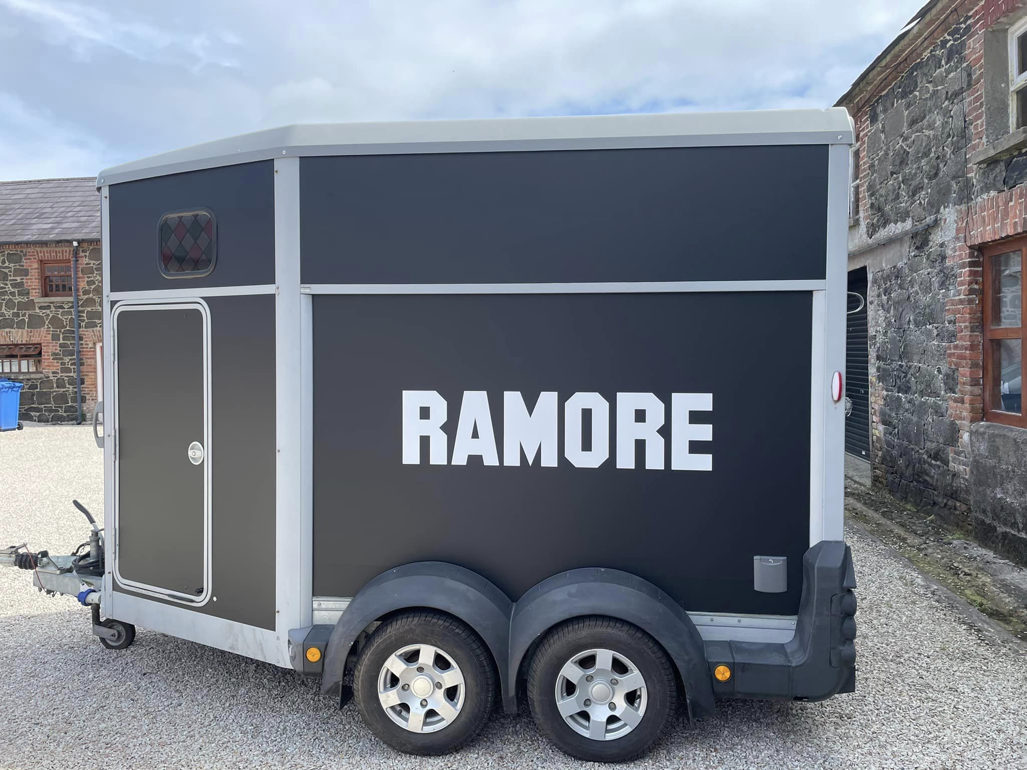 Ramore Wine Bar Portrush cater take away in black